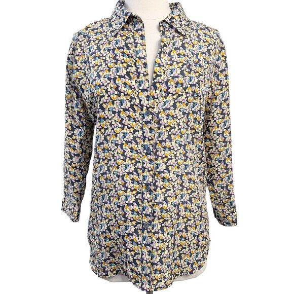 Elizabeth and James Tops - ELIZABETH & JAMES Floral Silk top Large